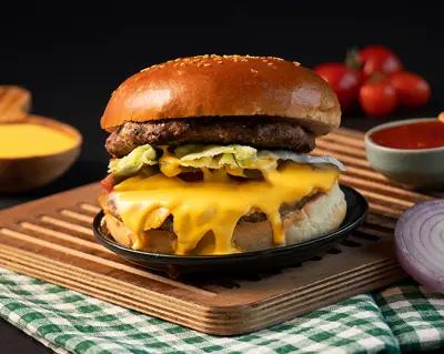 دبل چیز برگر